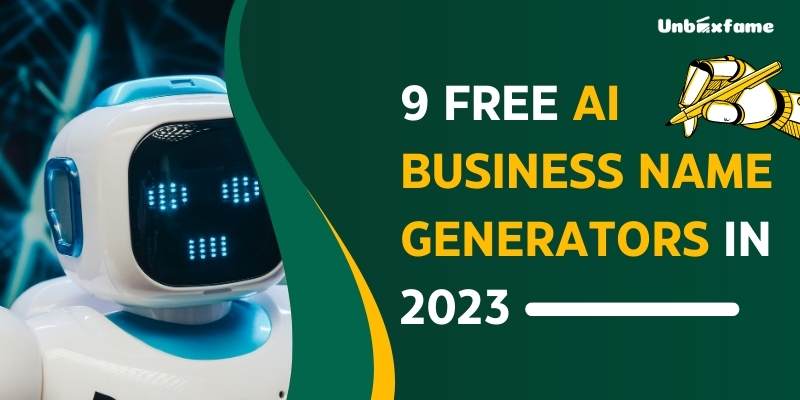 Free AI Business Name Generators In 2023