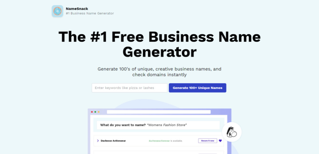 NameSnack Business Name Generator