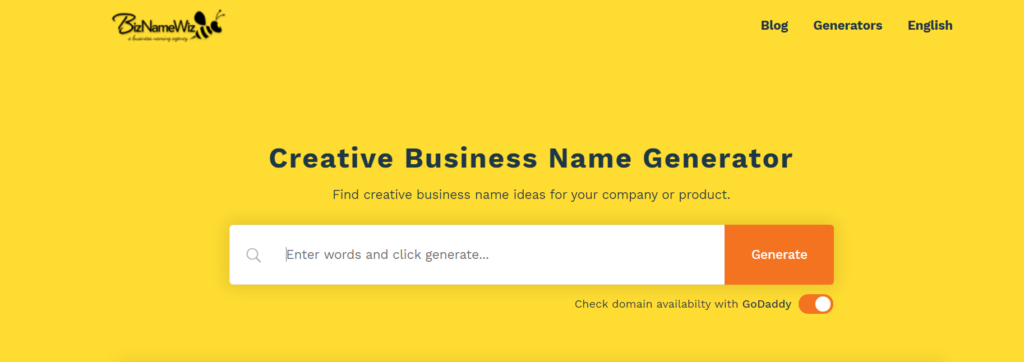 BizNameWiz Business Name Generator