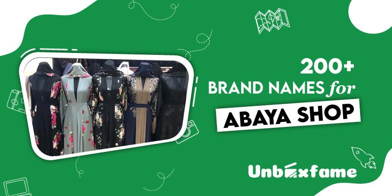 200+ Brand Name Ideas for your Abaya Shop