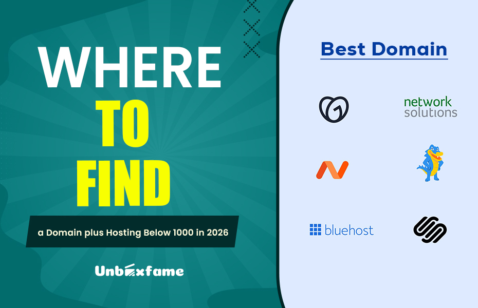 Where to Find a Domain plus Hosting Below 1000 in 2026