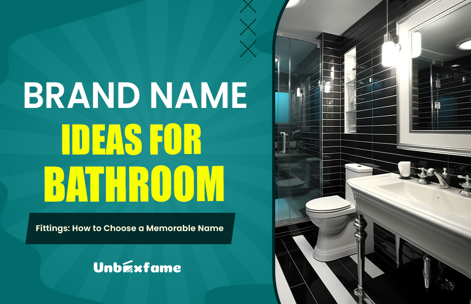 Bathroom Fittings Name Ideas