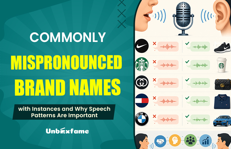 Commonly mispronounced brand names