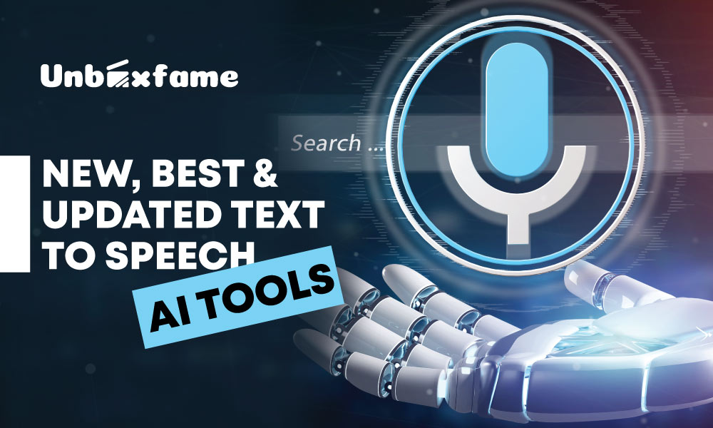 New, Best & Updated Text To Speech AI Tools