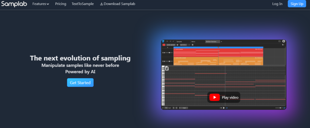 Samplab Audio Editing AI Tools