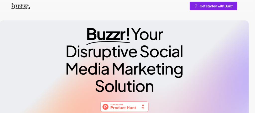 Buzzr AI tools for social media marketing