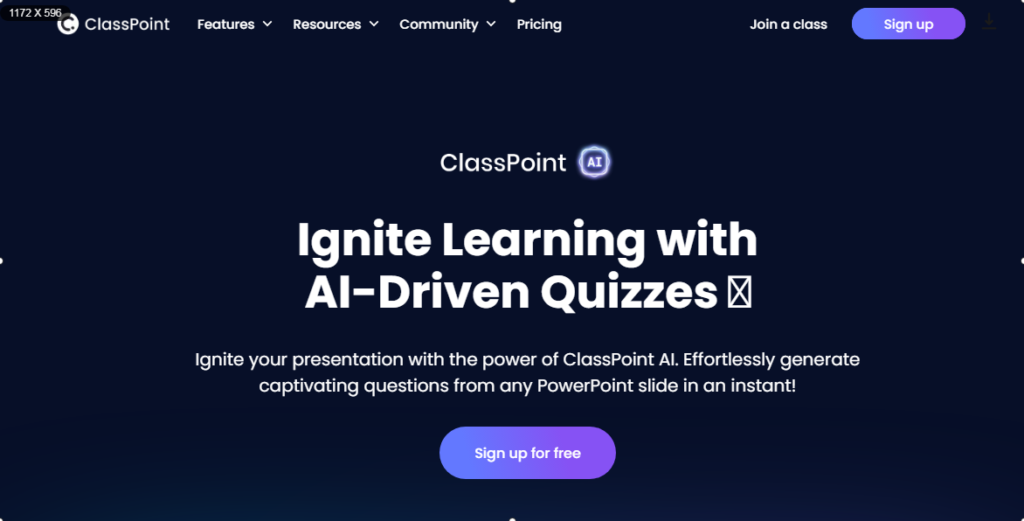 ClassPoint Presentations AI Tools