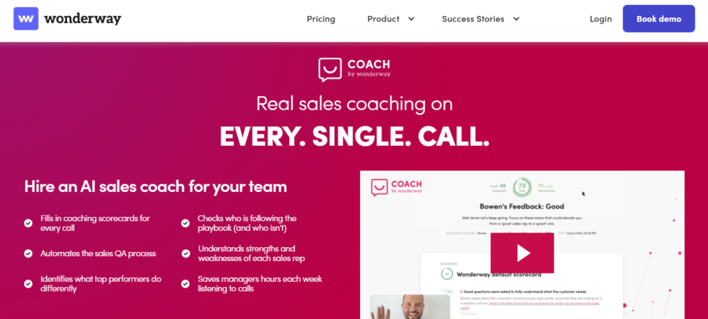 Wonderway Coach Sales Automation  AI Tool