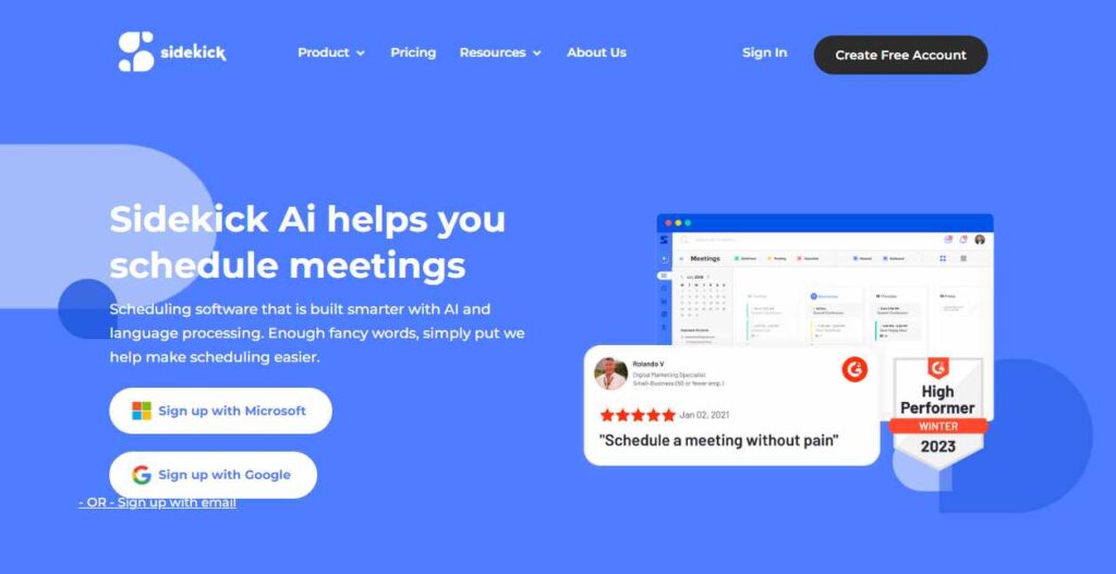 Sidekick AI Scheduling Assistant Tool